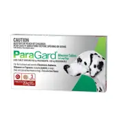 Paragard Red 20kg Allwormer Tablet For Dogs (3 pack)