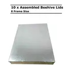 10 x 8 Frame Assembled Beehive Lid Galvanised Roof Bee Hive Cover Beekeeping
