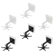 6 Pcs Lid Swivel Hook Rotatable Hooks Sundries Storage Racks