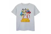 Wonder Woman Girls Super Power T-Shirt (Sports Grey) - UTBI1379