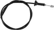 Cabilock Cape Cable Handle Bracket Hood Release Cord Car Bonnet Hood Release Cable Hood Latch with Lock Long Side Hood Cable Hood Catch Car Hood Release Cable Hood Lock Alloy Black