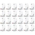 24 Pack 13.5W 6 Inch Dimmable Slim LED Recessed Downlight with J-box, White