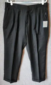 NEW Dockers Black Suit Separate Dress Pants Size 36 x 29 Wool Polyester Blend