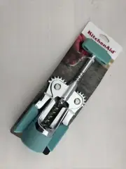 New KitchenAid Heavy Aqua Sky (HAQA) Winged Corkscrew Wine Opener