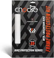 Chooee Mountain Bicycle Frame Protection Film, 33 Pieces Bicycle Sticker Frame Set for Upper/Down Tubes, Chain Stay, Cable Wear, Protect Bicycle from Scratches and Dents