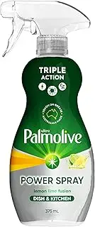 [Palmolive] Dish Ultra Power Dish and Kitchen Spray Lemon Lime Fusion 375ml ,1