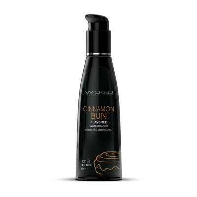 Wicked Aqua Cinnamon Bun - Cinnamon Bun Flavoured Water Based Lubricant - 120...
