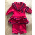 2手 近全新NICOLAS&BEARS力高芘熊 女寶衣3M