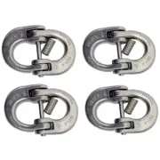 Stainless Steel T318LN 5/16" Hammerlock Coupling Link Connecting 3410Lb WLL 4Pcs