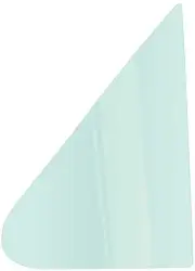 1980-91 Ford F100 F150 F250 F350 Bronco; Front Door Vent Glass Window; Light