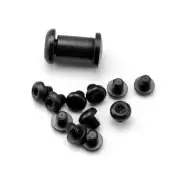 1Set Black Titanium Screw Pivot Dress Kit For Benchmade Bugout 535 Folding Knife
