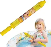 Firework Water Squirter, Romantic Firework Style Water Spray Toy Fireworks Waters Gun, Lightweight Handheld Blasters, Easy to Use, Nighttime Event for Pool, Bathing,Party Entertainment (Yellow)