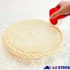 2PCS Round Pizza Pastry Lattice Cutter Baking Cutter For Pizza Pastry Pie Crust