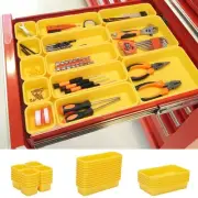 42 Pack Tool Box Organizer Tray Dividers Rolling Chest Cart Cabinet Workbench