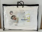 2 Sweet Home Down & Feather Blend 100% Cotton Cover Standard Premium Bed Pillows
