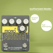 Electro Harmonix Mono Synth Engine Synthesizer Guitar Effects Pedal