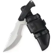 HANDMADE HIGH CARBON STEEL CAMPING KNIFE | TRACKER KNIFE | MICARTA HANDLE