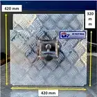 Square Aluminium Tool Box Under Tray Ute Truck Trailer Caravan Storage Toolbox