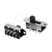 10Pcs SS-23H25 2P3T 8-Pin Vertical Toggle Switch With 3-Gears Slide Switch G7
