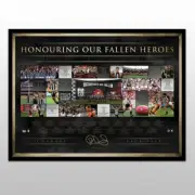 Collingwood FC -Honouring our fallen Heroes - signed S.Pendlebury - Framed #131