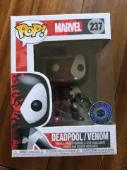 Funko Pop! Marvel 237 Deadpool / Venom Pop in a Box Exclusive (Metallic)