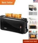 Retro-Modern 2 Slice Toaster with Defrost & 6 Browning Settings for All Types