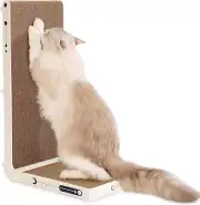 Cat Scratcher 25.3" Double-Sided L-Shape Scratching Board No-Assembly Scratch