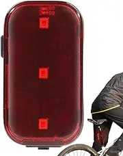 LED Cycling Rear Light,High Brightness Bike Rear Light - Smart Brake Sensor, Waterproof Cycling Accessory for Mountain Road