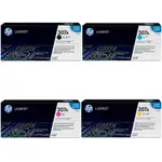 HP 307A 一組四色 CE740A+CE741A+CE742A+CE743A 原廠碳粉匣《贈100元7-11禮券》