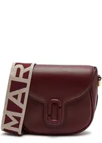 Marc Jacobs The J Marc Saddle Small Leather Cross-body bag - Burgundy ONE SIZE