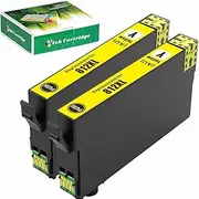 [TAAUS] 812XL Ink Cartridge Compatible Epson T812 XL for Workforce Pro WF-3820 WF-3825 WF-4830 WF-4835 WF-7830 WF-7840 WF-7845 Printer (2 Yellow)
