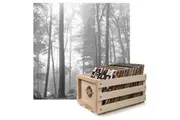 Crosley Record Storage Crate & Taylor Swift Folklore (In The Trees Edition) - Double Vinyl Album Bundle