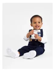 [Peter Rabbit] Corduroy Pant And Tee Set in Multi