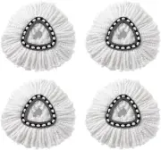 4 Pcs Spin Mop Replacement Head for vileda,Compatible with O-Cedar EasyWring
