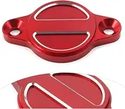 ruixingdianzishangwu Motorbike Engine Oil Filter Caps Cover Guard Compatible With Monster 1100 1200 Multistrada Hypermotard Black/Red/Gold(Red)
