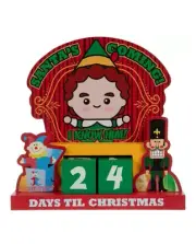 Buddy the Elf Christmas Countdown Calendar with Rotating Blocks Festive Decor