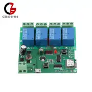 2PCS 4 Channel WiFi Wireless Relay Delay Switch 4-way Control 5V For Smart Home