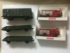 Lima Limited edition made in Italy HO Fire Engine cars carriages new in the box