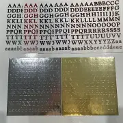 Creative Memories ABC /123 Letter Alphabet Stickers Lot 7 Sheets Colors Classic