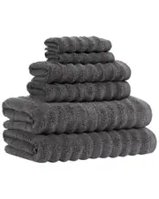 Christian Siriano NY Textured Zero Twist 6pc Towel Set