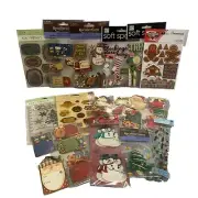 Christmas Sticker And Gift Tags Lot Crafts Scrapbooking Junk Journal Supplies