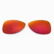 Walleva Fire Red Polarized Replacement Lenses For Oakley Dispatch II (OO9150)