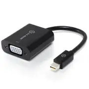 Alogic MDP-VGBK-ACO 20cm Mini DisplayPort to VGA Adapter Male to Female Black