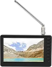 ISDB T Digital Analog TV ATV 1500mAh Battery Operated Portable LED TV with Tuner, USB Headphones, Small Memory Card, Multi-Interface (Applicable in Some Countries)