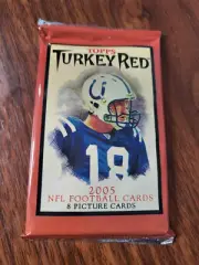 2005 Topps Turkey Red Football 8 Card Pack - Rodgers RC? - See Checklist within