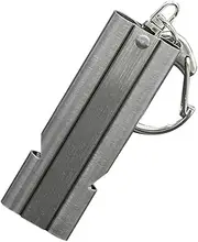 Happyyami Stainless Steel Umpire's Whistle High Decibel Self Defence Tool Outdoor Sports Accessory