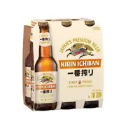 Kirin Ichiban Bottles 330mL x 6 pack