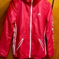 在飛比找蝦皮購物優惠-愛迪達 Adidas Jacket 粉紅色 防風 外套 女 