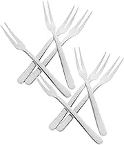 MAGICLULU Elegant 8-Piece Fork Set Small Stainless Steel Forks for Appetizers Desserts