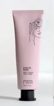Crabtree & Evelyn Evelyn Rose Soft Touch Face Foam 4.2 oz